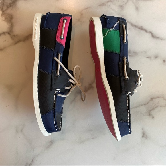 SPERRY Authentic Original Preppy Patchwork Bionic Boat Shoe - Picture 4 of 8
